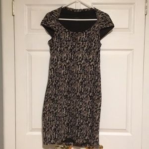 Black and Brown spotted Dress
